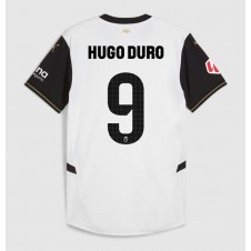 Valencia Hugo Duro #9 Hjemmedrakt 2024-25 Kortermet